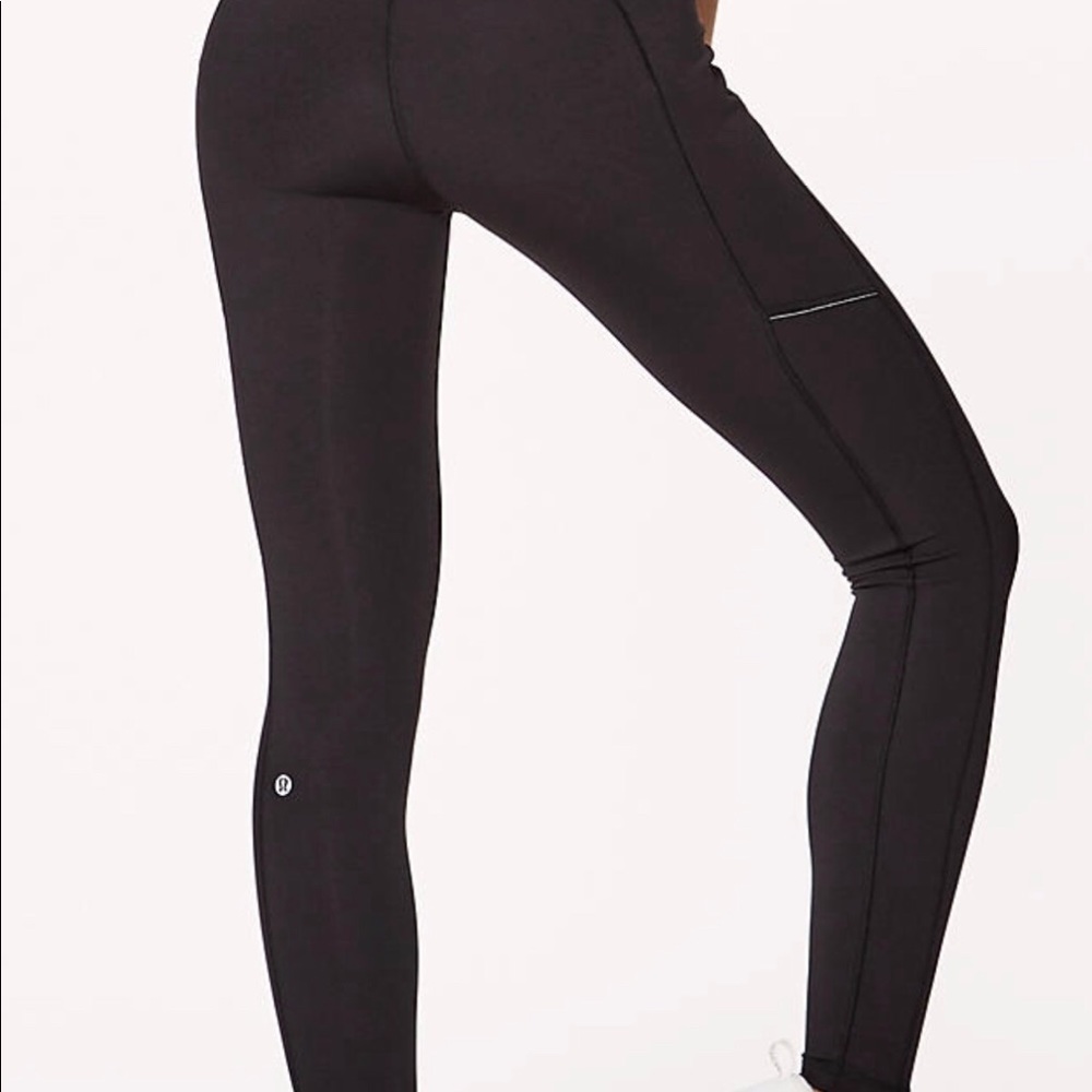 Lululemon black size two “Speed up tight”